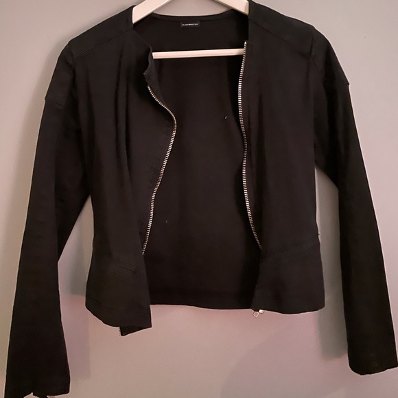 Black cloth zip jacket - Picture 1 of 4
